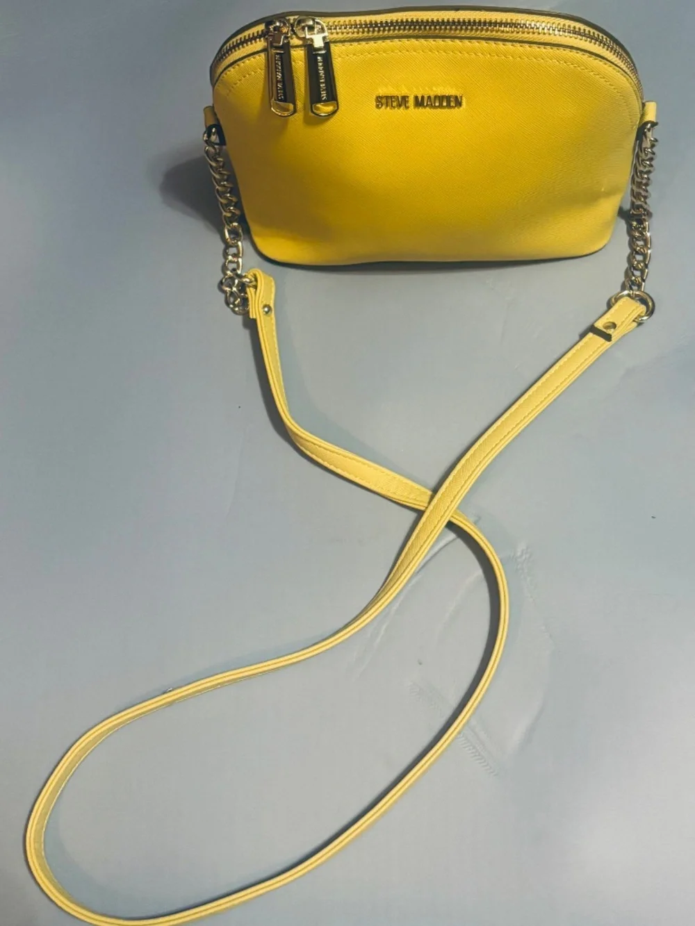 Steve Madden Yellow Crossbody Bag Full Zip